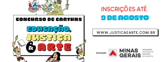 EDUCAÇÃO: Estudantes da rede pública de Minas podem participar do Concurso de Cartuns “Educação, Justiça e Arte”