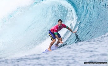 Gabriel Medina brilha no Taiti e chega às quartas de final no surfe