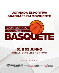 Campeonato Regional de Basquete começa amanhã em Guanhães