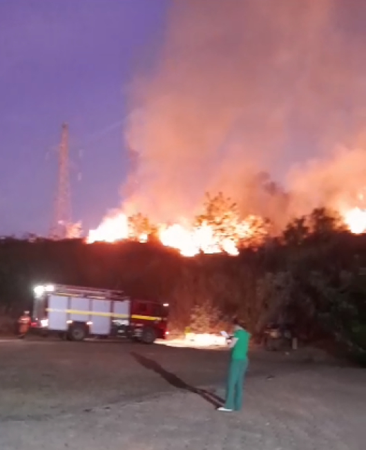 Incêndio em mata nos arredores do Instituto Presbiteriano Gammon assusta comunidade
